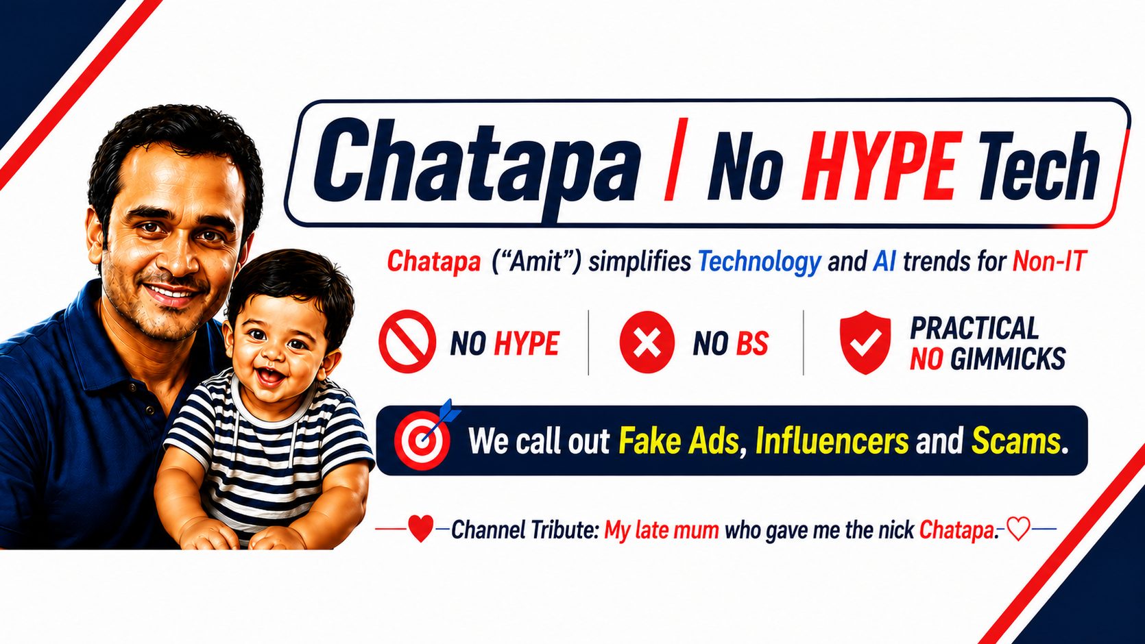 Chatapa | No Hype Tech — Amit simplifies technology and AI trends for non-IT users